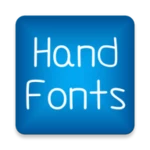 handwritten 2 free font theme android application logo